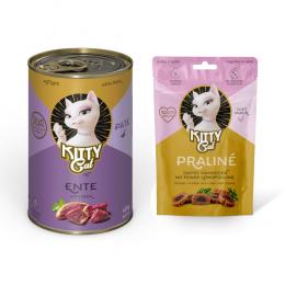 6 x 400 g KITTY Cat Adult Pate + 50 g Praliné Snack Huhn & Leber gratis! - Ente