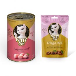 6 x 400 g KITTY Cat Adult Pate + 50 g Praliné Snack Huhn & Leber gratis! - Kaninchen