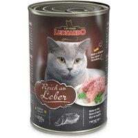 6 x 400 g | Leonardo | Reich an Leber Quality Selection | Nassfutter | Katze