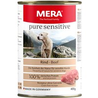 6 x 400 g | Mera | Pure Sensitive Rind Pure Sensitive | Nassfutter | Hund