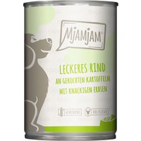 6 x 400 g | Mjamjam | Leckeres Rind Mahlzeit | Nassfutter | Hund