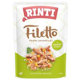 6 x 400 g RINTI Kennerfleisch + 100 g Filetto Pouch in Jelly mit Ente & Gemüse gratis! - Kalb