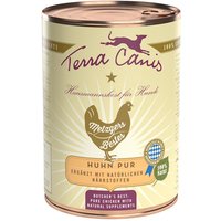 6 x 400 g | Terra Canis | Huhn Pur Fleisch Pur | Nassfutter | Hund