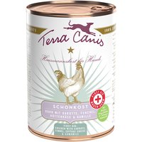 6 x 400 g | Terra Canis | Schonkost Huhn mit Karotte, Fenchel, Hüttenkäse und Kamille First Aid | Nassfutter | Hund