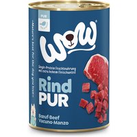 6 x 400 g | WOW | Rind Pur | Nassfutter | Hund