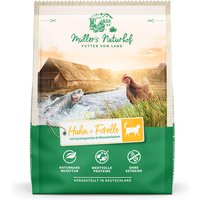 6 x 400g | Müller’s Naturhof | Huhn und Forelle Getreidefrei | Trockenfutter | Katze