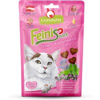 6 x 50 g | GranataPet | Ente und Katzenminze Feinisnack | Snack | Katze