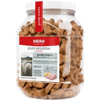 6 x 600 g | Mera | Goody Snacks Truthahn & Kartoffel Pure Sensitive | Snack | Hund
