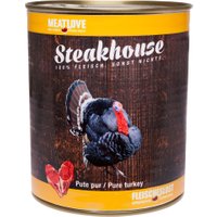 6 x 800 g | Fleischeslust | Pute Pur Steakhouse | Nassfutter | Hund