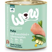 6 x 800 g | WOW | Pute Adult | Nassfutter | Hund