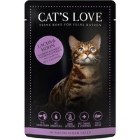 6 x 85 g | Cats Love | Lachs und Huhn mit Petersilie und Lachsöl Classic Mix | Nassfutter | Katze