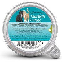 6 x 85 g | GranataPet | Thunfisch & Pute Filet á la carte | Nassfutter | Katze