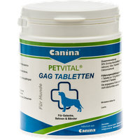 600 g | Canina | Petvital GAG Tabletten Kräutermischung | Ergänzung | Hund