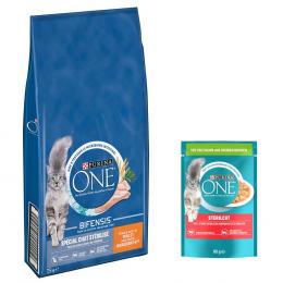 Angebot für 7,5 kg Purina ONE Sterilized + 26 x 85 g SterilCat Truthahn & grüne Bohnen Nassfutter gratis! - Huhn - Kategorie Katzenfutter & Zubehör / Katzenfutter trocken / PURINA ONE / -.  Lieferzeit: 1-2 Tage -  jetzt kaufen.