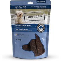 70 g | Chewies | Mini Seefisch Fleischstreifen | Snack | Hund