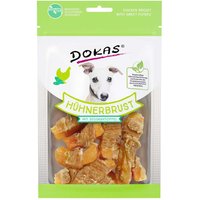 70 g | DOKAS | Hühnerbrust mit Süßkartoffel in Stückchen | Snack | Hund