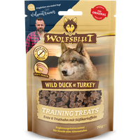 70 g | Wolfsblut | Wild Duck & Turkey - Ente, Truthahn und Süßkartoffel Training Treats | Snack | Hund