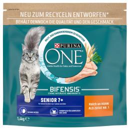 750 g / 1,4 kg PURINA ONE zum Sonderpreis! - 1,4 kg Senior 7+