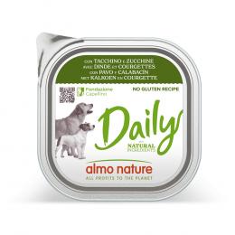 8 + 1 gratis! 9 x 300 g Almo Nature Daily  - mit Truthahn und Zucchini
