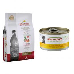 8 kg Almo Nature HFC Adult + 95 g Nassfutter zum Sonderpreis! - 8 kg M-L Schweinefleisch + 95 g Hühnerfilet