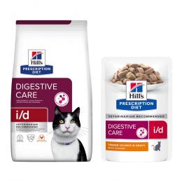 8 kg Hill's Prescription Diet + 8 x 85 g / 12 x 85 g passendes Nassfutter gratis!  -  i/d Digestive Care mit Huhn + 12 x 85 g i/d Digestive Care