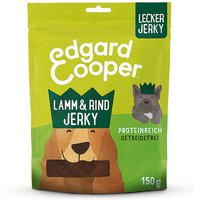 8 x 150 g | Edgard & Cooper | Köstliches Lamm & Rind Jerky | Snack | Hund