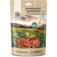 8 x 200 g | Wildes Land | Hühnerbrust in Stücken Fleischsnacks | Snack | Hund,Katze