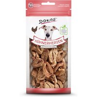 8 x 22 g | DOKAS | Hühnerherzen gefriergetrocknet | Snack | Hund