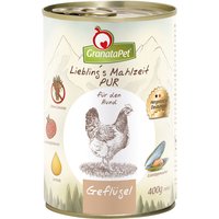 800 g | GranataPet | Geflügel Liebling's Mahlzeit PUR | Nassfutter | Hund