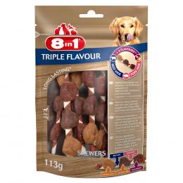 8in1 Triple Flavour Skewers - Sparpaket: 3 x 113 g (18 Stück)