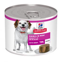 9 + 3 gratis! 12 x 200 g / 370 g Hill's Science Plan Mousse - 12 x 200 g Adult Small & Mini Rind