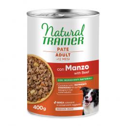 9 + 3 gratis! 12 x 415 g / 400 g Natural Trainer - Pate Medium & Maxi Adult Rind 12 x 400 g
