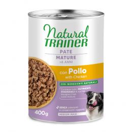 9 + 3 gratis! 12 x 415 g / 400 g Natural Trainer - Pate Medium & Maxi Mature Huhn 12 x 400 g
