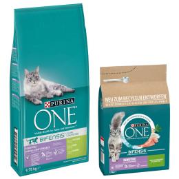9,75 kg + 2,8 kg gratis! 12,55 kg PURINA ONE - 9,75 kg + 2,8 kg Sensitive