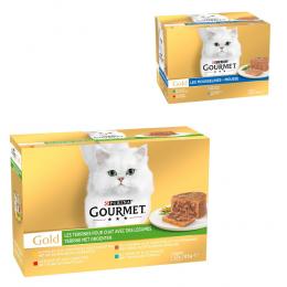 96 x 85 g Jumbopack Gourmet Gold + 24 x 85 g Mousse-Mix gratis! - Terrine mit Gemüse