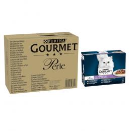 96 x 85 g Jumbopack Gourmet Perle + 12 x 85 g Gemischte Auswahl gratis! - Fisch-Mix in Sauce