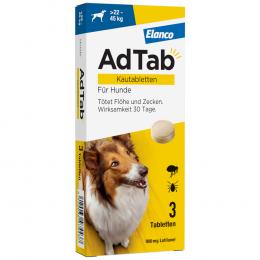 AdTab Kautabletten für sehr große Hunde, von 22 bis 45 kg - 3 Tabletten