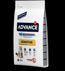 Advance Cat Adult Sensitive Lachs Und Reis 10 Kg