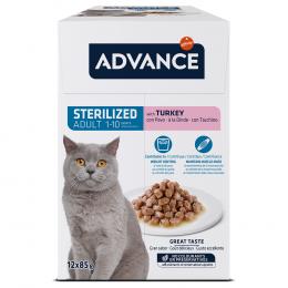 Advance Feline Sterilized Truthahn - 12 x 85 g