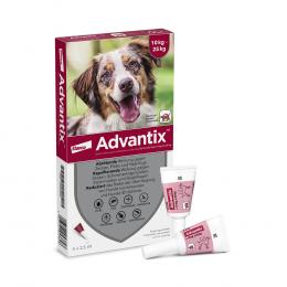 Advantix® 250 Spot-on für Hunde, von 10 bis 25 kg - Sparpaket: 2 x 4 Pipetten x 2,5 ml
