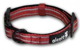 Alcott Essentials Adventure Halsband Reflektierend Rot 35-51Cm X 19Mm