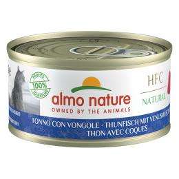 Almo Nature 6 x 70 g - HFC Natural Thunfisch mit Venusmuscheln