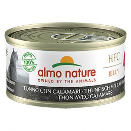 Almo Nature 6 x 70 g - HFC Thunfisch mit Calamaris in Gelee