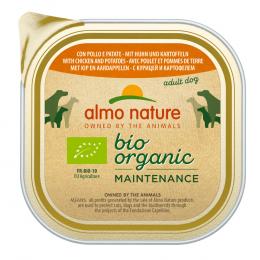 Almo Nature BioOrganic Maintenance 9 x 300 g - mit Bio Huhn & Bio Kartoffeln