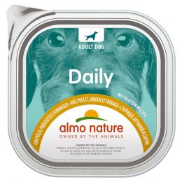 Angebot für Almo Nature Daily 9 x 300 g - mit Huhn, Schinken und Käse - Kategorie Hund / Hundefutter nass / Almo Nature / Almo Nature Daily Menu.  Lieferzeit: 1-2 Tage -  jetzt kaufen.