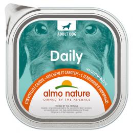 Almo Nature Daily 9 x 300 g - mit Kalb und Karotten