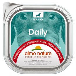 Almo Nature Daily 9 x 300 g - mit Rind und Kartoffeln