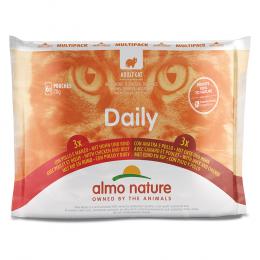 Almo Nature Daily Menu Pouch 6 x 70 g - Mixpaket 3 (2 Sorten)