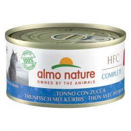 Almo Nature HFC Complete 6 x 70 g - Thunfisch mit Kürbis