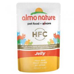 Almo Nature HFC Jelly Pouch 6 x 55 g - Huhn